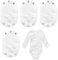 4 Stücke Bodyverlängerung für Babybodys,Body Verlängerung Druckknopf Baby,Bodyverlängerung Baby,Body Verlängerung Baby,Baby Body Verlängerung für Einstellbare Bodysuit Extender,Doppellagiger Stoff
