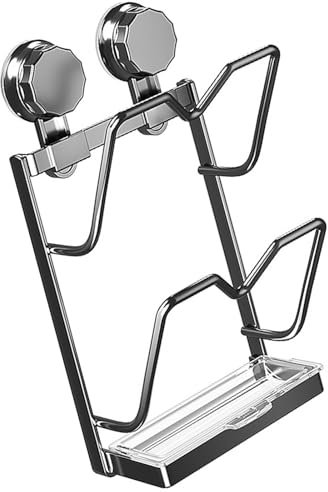 YUGSHNKFC Küchenkorb zum Aufhängen an der Wand, robuster Organizer für Wohnzimmer, Schrank, 3 Fächer, platzsparend