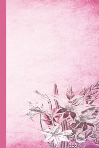 6x9 Pink Lilies Journal