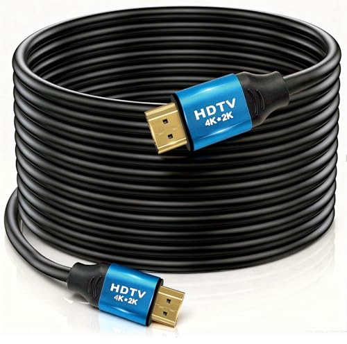 G4GADGET HDMI Cable 3m, 4K/2K High Speed Ultra HD HDMI to HDMI Cable, Gold Plated Connectors, 3D, Ethernet – for PS5, PS4, Xbox, Laptop, TV, Monitor, Projector