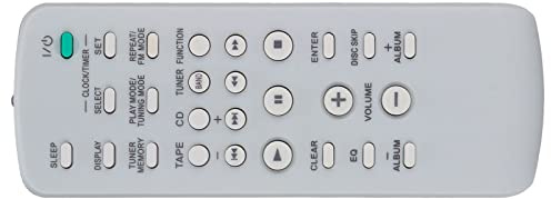 Halearo Control Remoto Portátil de Plástico Universal para CD HiFi: Reemplazo Duradero, Fácil de Usar para Usuarios de Sistemas de Sonido