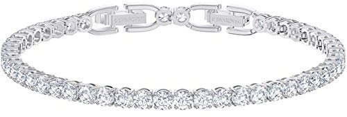 Swarovski Tennis DLX Gliederarmband Damen Silber 18 cm