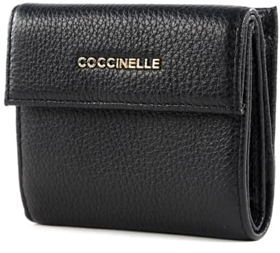 Coccinelle Metallic Soft Mini Wallet Warm Beige