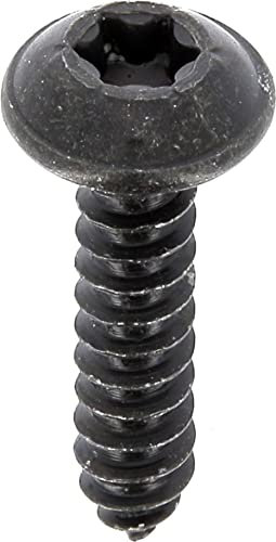 Vis à Tôle Tête Ronde Large RLX Torx en Sachet, 4.2mm x 19mm, NFE 25-655, Zinc Noir, Lot de 30