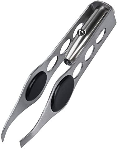 Pince à épiler à sourcils avec lumière LED - Épilation des sourcils - En acier inoxydable