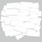 Magnetic Name Tag Label, 54 PCS Dry Erase Reusable Blank Name Stickers White Reusable Magnets for Whiteboards Locker Fridge School Office Home (Each Measures 3.2 x 1.2)