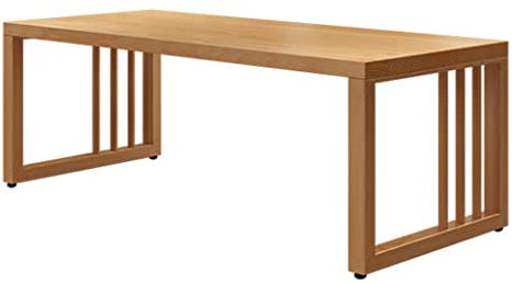 Moderner Minimalist, Rechteckiger Kalligraphie-Tisch, Massivholz-Schreibtisch, Home-Office-Computer-Schreibtisch, Lese- und Schreibpult, Studierwerkbank, Orangenholz ( Color : Solid wood table , Size