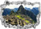 Durchbruch Wandtattoos Machu Picchu Peru Natur Berge 3D Wandaufkleber Poster Aufkleber Wandbild Zimmer Z235 55x80cm