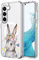 UNNKINE Magnetische Hasen-Schutzhülle für Samsung Galaxy S23 Ultra, kompatibel mit MagSafe kabelloses Laden, niedliches Kaninchen-Design, stoßfest, kratzfest, für Männer und Frauen (transparent)