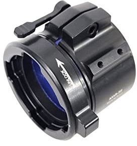Rusan Modular Adapter MAR für Wärmebild- und Nachtsichteräte - für Zieloptik/Zielfernrohr BZW. Vorsatzgerät (Wärmebildkamera/Nachtsuchtgerät) - robust & schussfest (60 mm Durchmesser)