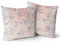 Snylcce 2er Set Boho Kissenbezüge Dekokissen 40 x 40 Samt Soft Kissenbezug Böhmischer Retro Ethno Dekorative Kissenhülle Zierkissenbezüge für Sofa Schlafzimmer Zuhause Dekoration Rosa geblümt
