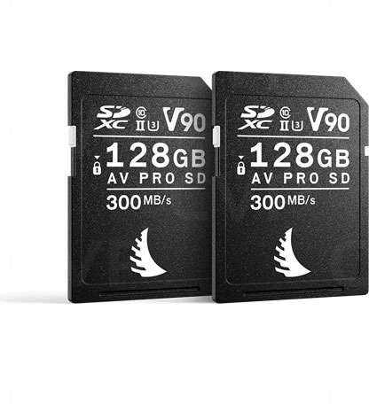 Angelbird Match Pack AV PRO SD MK2 128GB UHS-II V90 U3 Class 10 Speicherkarte für Canon 2er-Pack