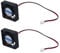SRMAN 2pcs 40mm x 40mm x 10mm 4010 9 Blade Brushless DC 12V Cooling Fan
