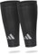 adidas Aeroready Waden Kompression, feuchtigkeitsabsorbierende Beinlinge, atmungsaktiv, leicht, elastisch, reflektierend (Schwarz, L/XL)