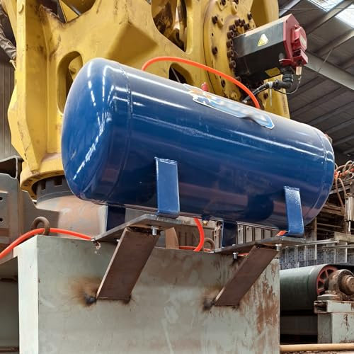 Replacement Air Tank for Compressor, High Pressure Gas Storage Tank for Industrial Production with Drain Valve/Pressure Gauges/Safety Valves, Reserve Air Buffer Tanks(50 L (13.2 Gal))