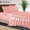 Elegant Comfort 4-Piece Bed Sheet Set - Luxury Bedding 1500 Premium Hotel Quality Microfiber, All Around Elastic 18-24 Inches Deep Fitted Sheet- Extra Deep Pocket Sheets, Queen, Dusty Rose