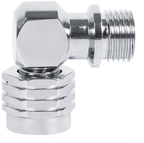Scuba Diving Adapter, Scuba Diving Regulator Swivel Adapter, For Hose 2nd Stage Regulator 9/16-18UNF-2B Thread, Diving Accessories(90 degrees)