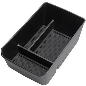 smabee Armlehne Aufbewahrungsbox für Au-di A3 2024 2025 Mittelkonsole Organizer für A3 Zubehör ABS Schwarz