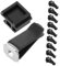 Abaodam 10Stücke Auto Entlüftungsclips für Klimaanlage Aromatherapie Clips Elegantes Autozubehör für Erfrischende Kompatibel mit Allen Fahrzeugmodellen Schwarz