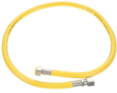 FOYTOKI Gasleitung Für Trockner Und Haushaltsgeräte Flexible Erdgasleitung Aus Edelstahl Sicherer Gasschlauch Für Heizgeräte Und Gasherde