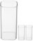 GLEAVI 3 Piezas Tazas de Vidrio Minimalistas para Vidrio de Borosilicato para Microondas para Leche y Café