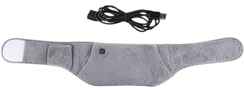 Kabelloser Menstruations-Heizgürtel, Kristallsamt-Wärmekissen, elektrisches Wickeltuch, 3 Temperaturstufen Gadget mit Eingriffstaschen | Frauen Mädchen Mama Komfort für Krämpfe Rücken Taille Bauch