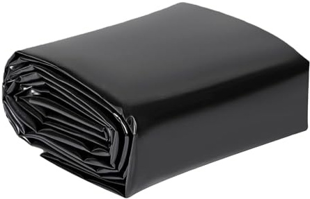 WGLF SUN Lona para Estanque 450 x 1100 cm Flexible Membrana de Estanque Grande Fcil de Cortar para Estanques de Jardín, Piscinas, Acuicultura, Negro