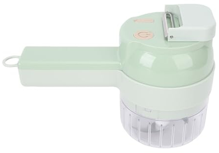 ZASCHMOY Hachoir électrique, Processeur de Légumes Portatif avec Batterie Rechargeable USB de 1 200 MAh et Lames en Acier Inoxydable, pour Mélanger la Purée, Hacher les Oignons, les œufs