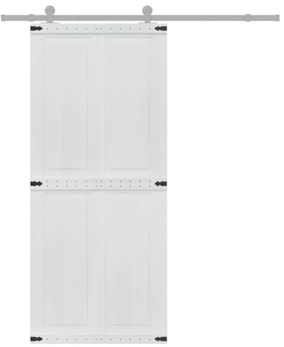 vidaXL Porta del fienile CORONA 90 x 210 cm Legno Massello di Pino