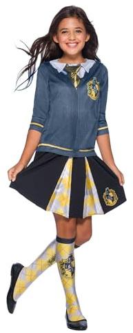 Rubies Official Harry Potter Hufflepuff Costume Skirt, Childs One Size Approx Age 6-12 Years Halloween