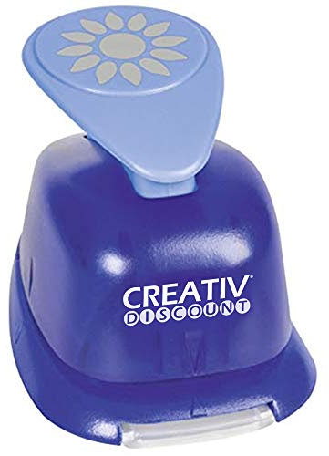 CREATIV DISCOUNT Motivstanzer Groß, ca. 2,5cm, Motiv Sonnenblume