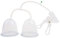 Fröhle BP007 Brustpumpe, Vakuumpumpe für größere Brüste mit Handpumpe DUO Cup C