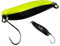 Fishing Tackle Max FTM 5200602 Forellenlöffel mit Hammer 602 UV, Gelb, Schwarz/Schwarz, 3,2 g