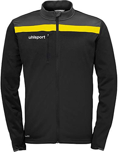uhlsport Herren Jacke Offense 23 Jacke, Schwarz/anthra/Limonengel, XXL, 100519807