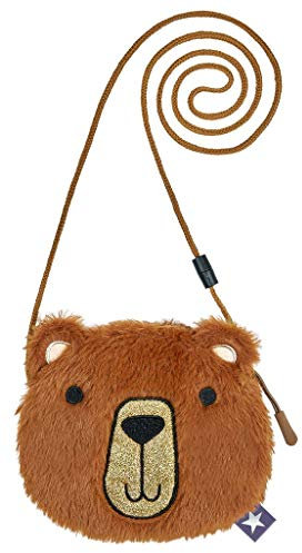 moses. Mädchen Plüschtasche Teddybär Reisezubehör-Brustbeutel, braun