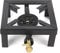 Trintion Gas Boiling Ring 24.5 x 24.5 x 11cm Large Single Gas Boiling Ring Burner Camping Dining Stove Barbecue Iron LPG Induction Cooker Outdoor Stove Camping Stove