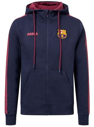 FC Barcelona - Felpa con Cappuccio Ufficiale Open Barça, Unisex Adulto, S