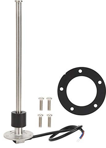 Füllstandssensor Tankgeber 33-240 Ohm Länge 300mm Edelstahl Kraftstoffsendeeinheit Wasserstandsanzeige Sensor Kraftstoffsensor für Boot LKW Marine RV Kraftstoff und Wasseranzeige