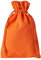 | 5 Baumwollsäckchen, Stoffbeutel, 30x20 cm mit Baumwollkordel, Geschenksäckchen, Ostern, Halloween, Nikolaussäckchen, Weihnachtsverpackung (Orange)