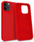MyGadget Funda para iPhone 12 | 12 Pro en Silicona Rigida - Carcasa con Microfibra Interior - Case Resistente Antigolpes & Protectora - Rojo