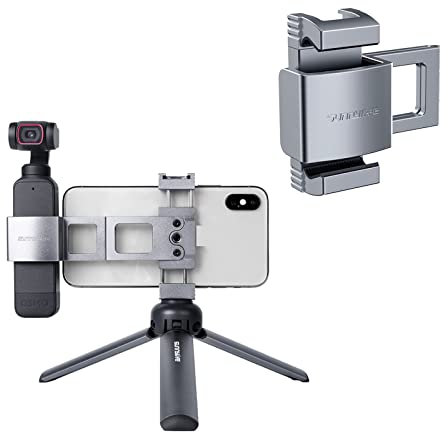ZJRXM Handyhalterung für DJI Pocket 2/Osmo Pocket Zubehör, Faltbarer Aluminium Legierung Handyhalter für DJI Osmo Pocket/Osmo Pocket 2