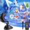 Proiettore di luci natalizie per esterni, con 72 motivi, onde oceaniche 3D, impermeabili, con timer remoto, per Halloween, Natale, feste di compleanno, decorazioni per le vacanze
