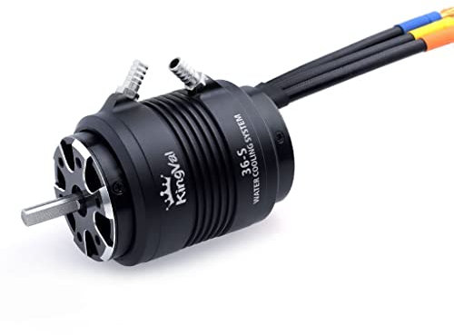 KingVal Ersatz-Motorwelle 3660 4300 KV bürstenlos, 5 mm mit Wasserkühlung, Jackeneinheit, kompatibel mit RC Boot