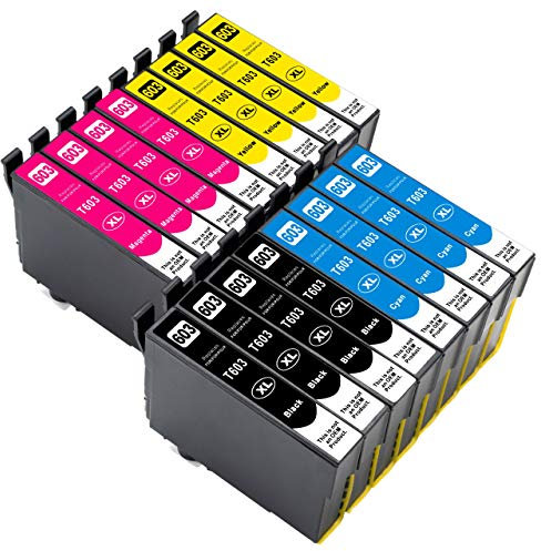 ESMONLINE 16 Set Multipack kompatible Druckerpatronen als Ersatz für Epson 603 T03U und T03A zu Epson Workforce WF 2850DWF 2835DWF 2830DWF 2810DWF Expression Home XP 4105 4100 3105 3100 2105 2100 4150