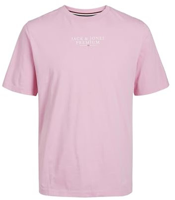 JACK & JONES Jprbluarchie SS Tee Crew Neck Noos T-Shirt, Prism Rose, XS Hommes