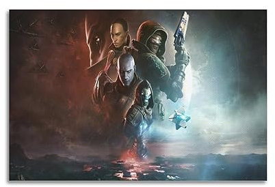 VZRSQZK Videospiel Destiny 2 Poster, dekoratives Gemälde, Leinwand, Wandposter und Kunstdruck, modernes Familienschlafzimmer-Dekor-Poster, 20 x 30 cm