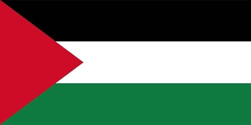 Adesivo bandiera della Palestina 8 x 5 cm