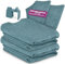 Linodino® Chenille Wechselbezüge für Spielsofas | Kindersofa Cover Set 4-Teilig | Ersatz Bezug Set für Kinder Sofas | Sofabezug | Krabbelkäfer Blau