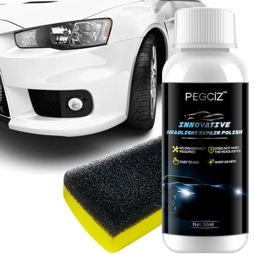 Car Headlight Repair Fluid 30ML Headlight Restorer Cleaner Scratch Remover, Headlight Polish Cleaner Liquid For Cars Bikes Motorcycles