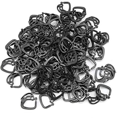 Clips de tela de sombra, 100 ganchos de red de sombreado de plástico para colgar accesorios de invernadero de tela de sombra